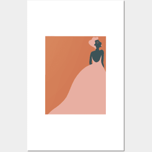 Minimalist Lady Design Posters and Art